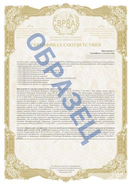 Образец Приложение к СТО 01.064.00220722.2-2020 Десногорск Сертификат СТО 01.064.00220722.2-2020 
